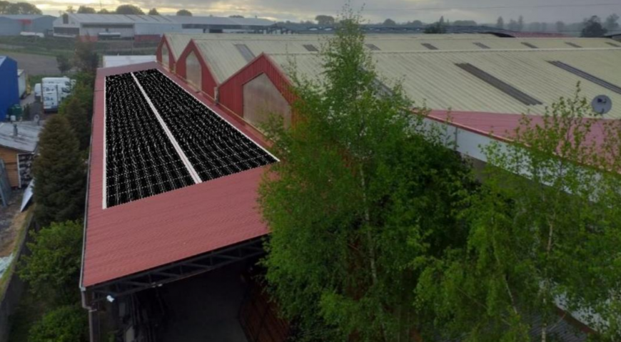 Planta Industrial contará con 78 paneles solares