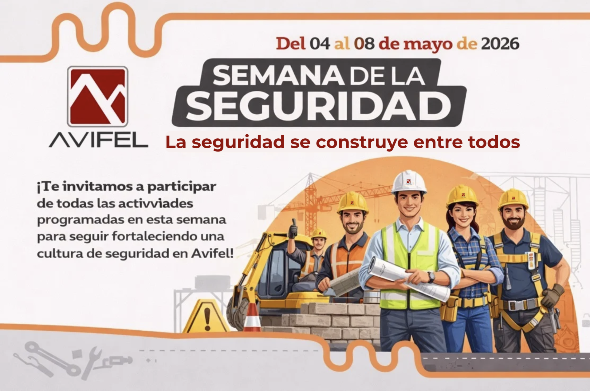 Semana de la Seguridad Avifel 2026 se realizará la primera semana de mayo